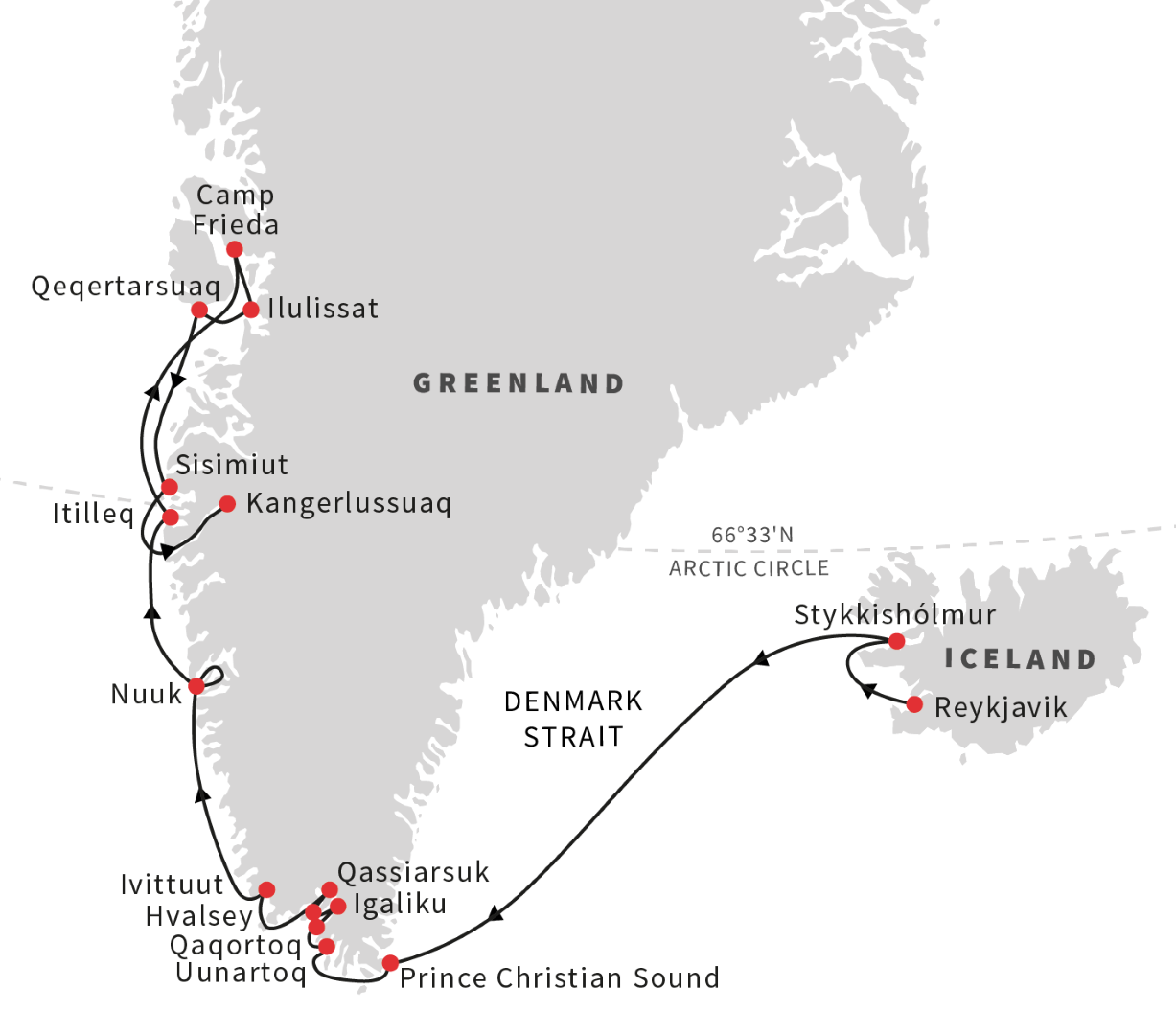 SAILED Iceland and Greenland The Viking Heritage (17 days) Hurtigruten