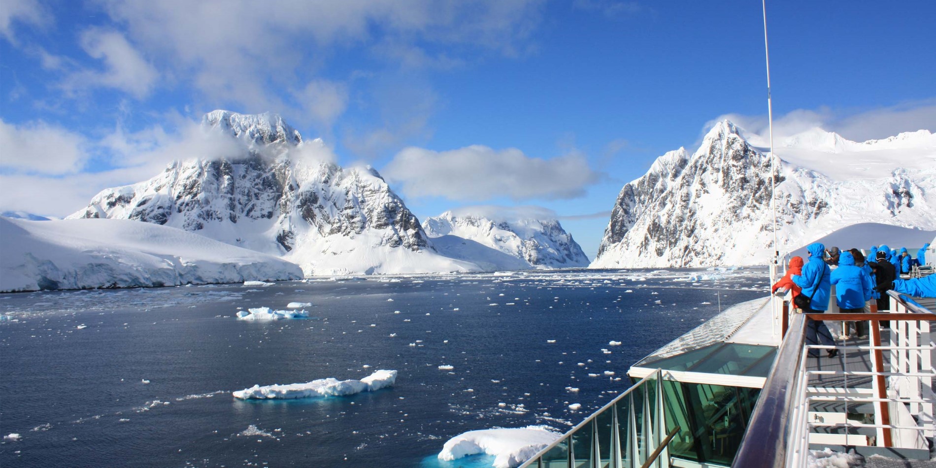 Beautiful day in the Lemaire Channel, Antarctica