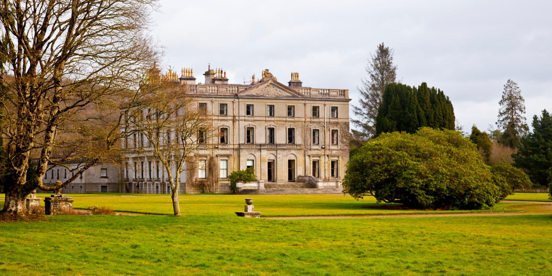 Curraghmore House With Lawn