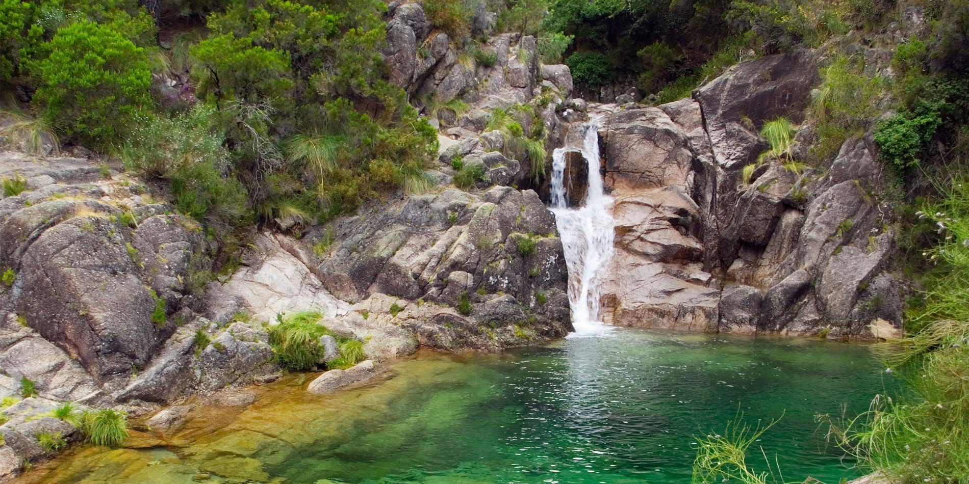  The Arado Waterfalls, Gerês National Park, Portugal.