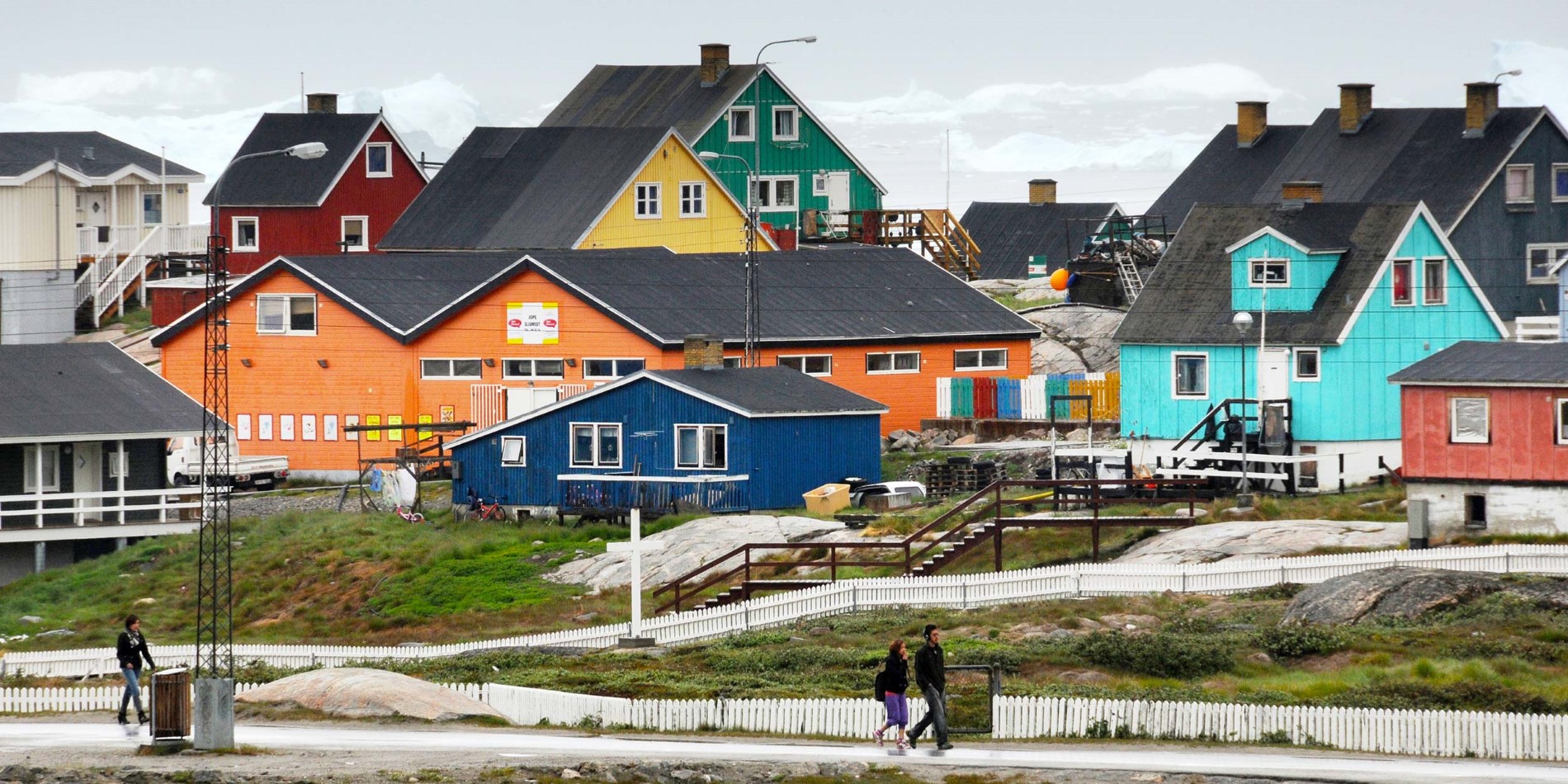Colourful Houses In Ilulissat