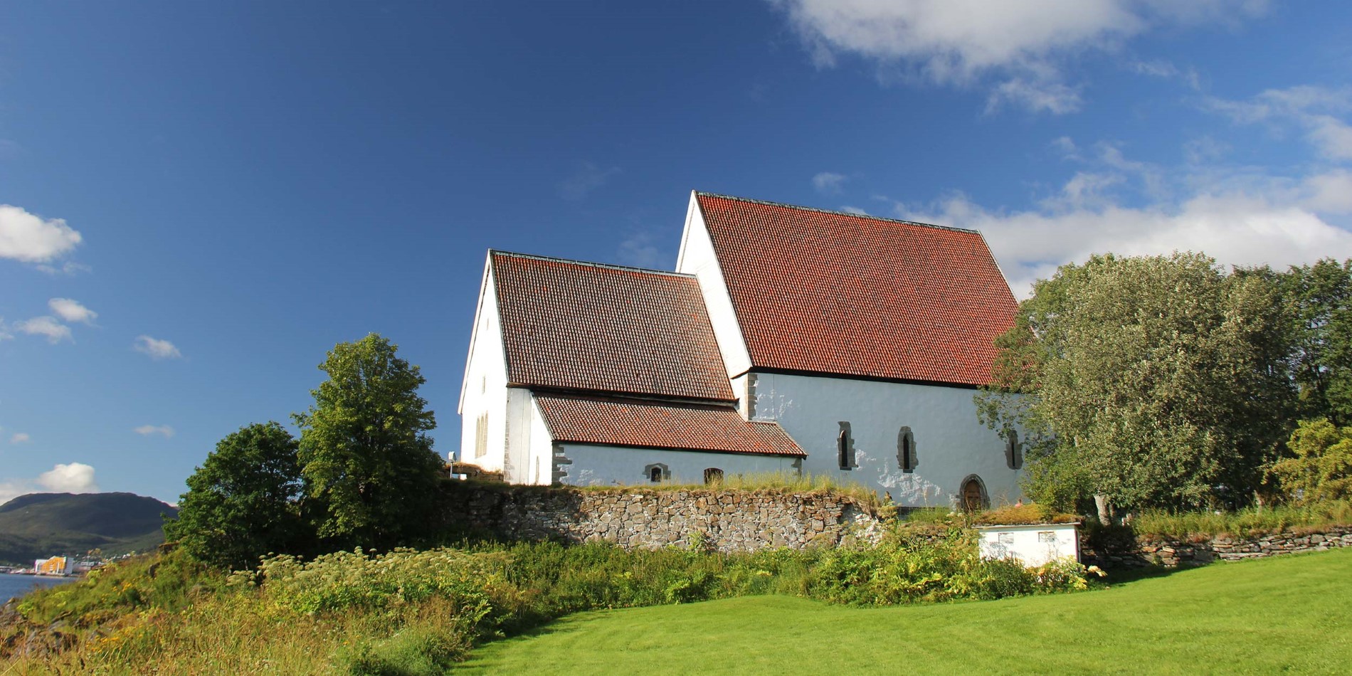 Trondenes church in summer