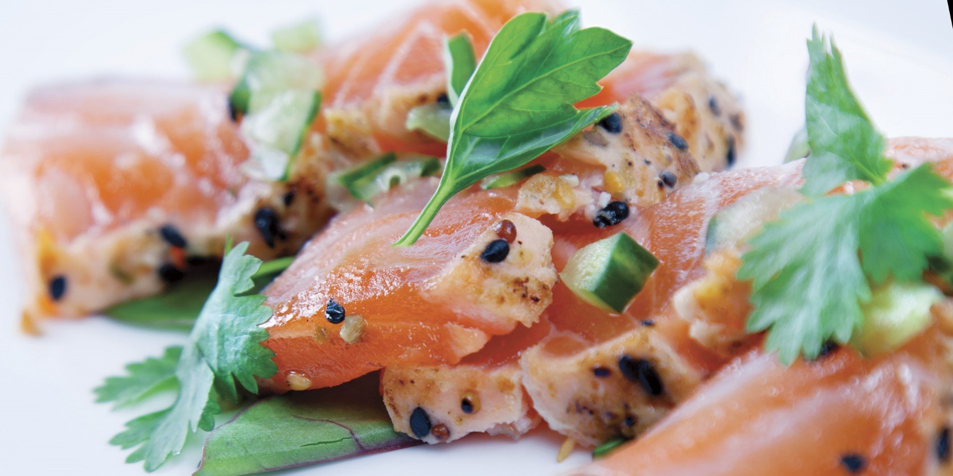 Salmon dish Asian style