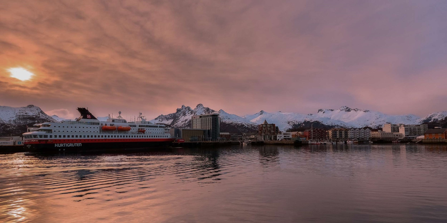 The port of Svolvær