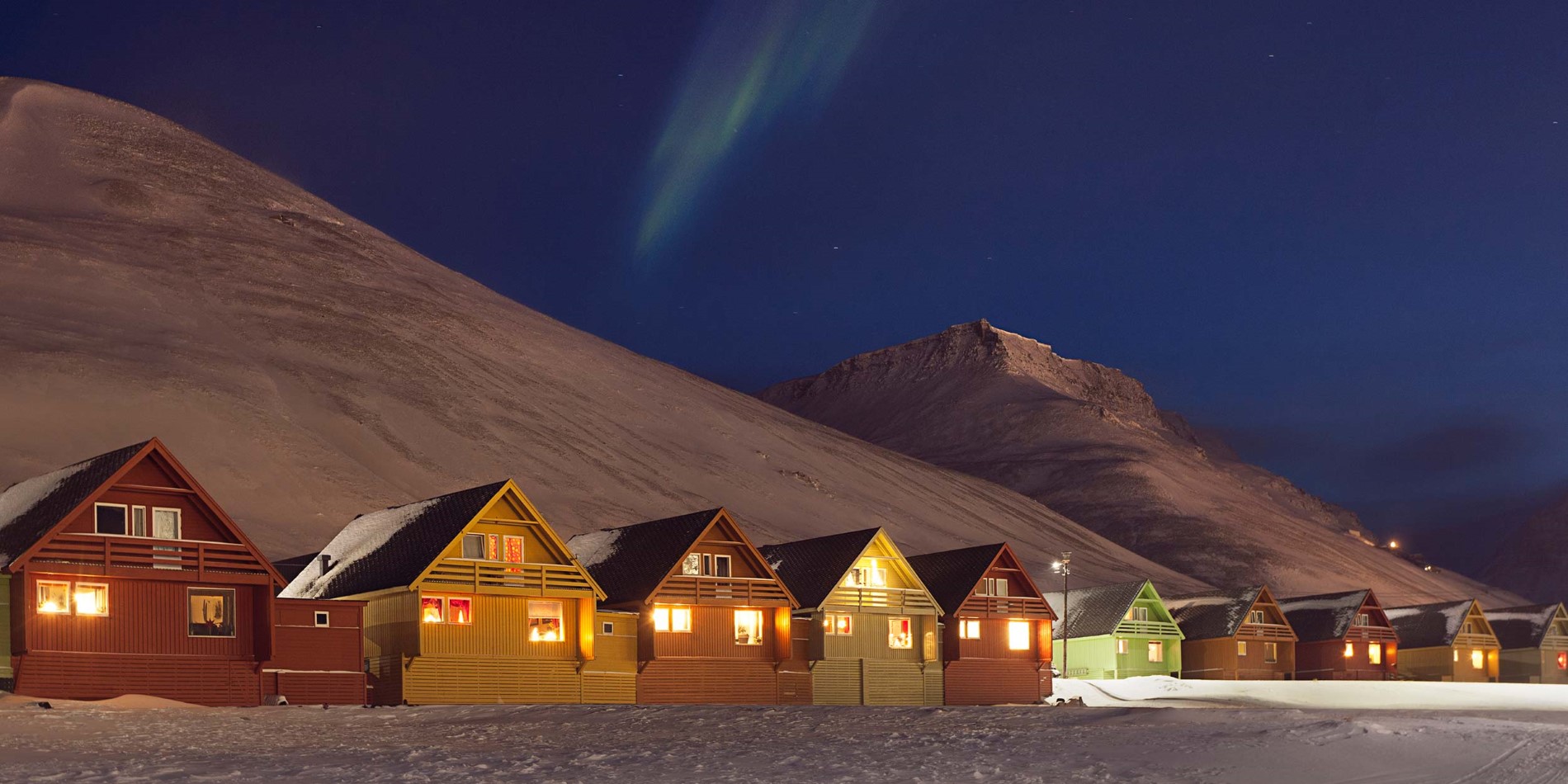 Longyearbyen by night