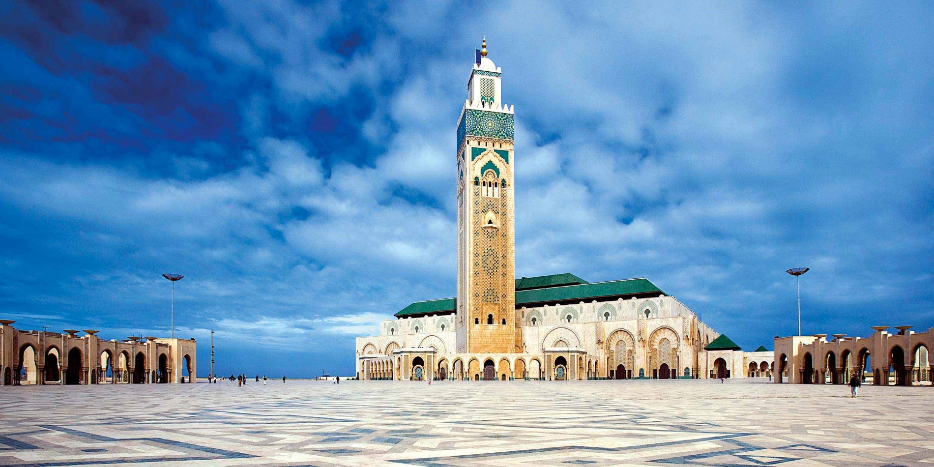 The Mosque of Hassan II in Casablanca